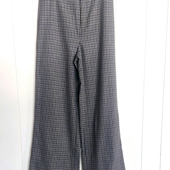 Reformation Franklin Ladies Brown Check Pants Size 6/P - Picture 9 of 9